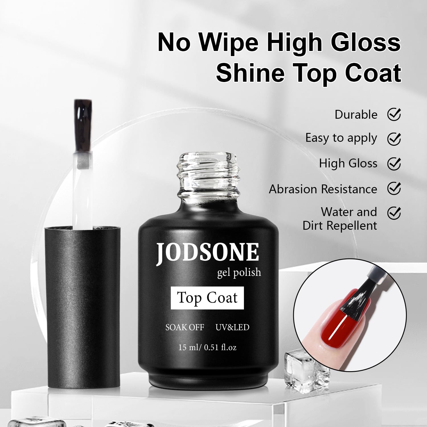 JODSONE nail prep scene image shows careful prep for reliable adhesion.
