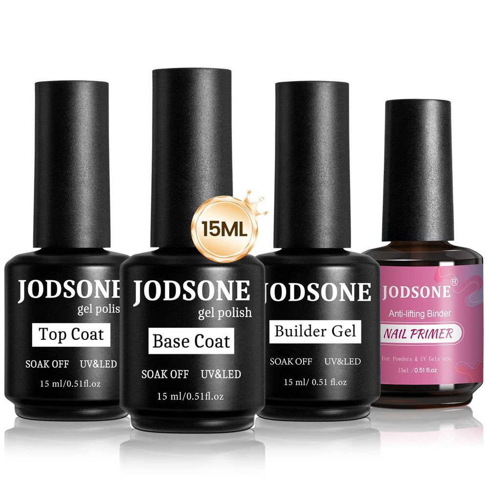JODSONE nail primer bottle 15ml boosts adhesion for long-lasting gel manicures.