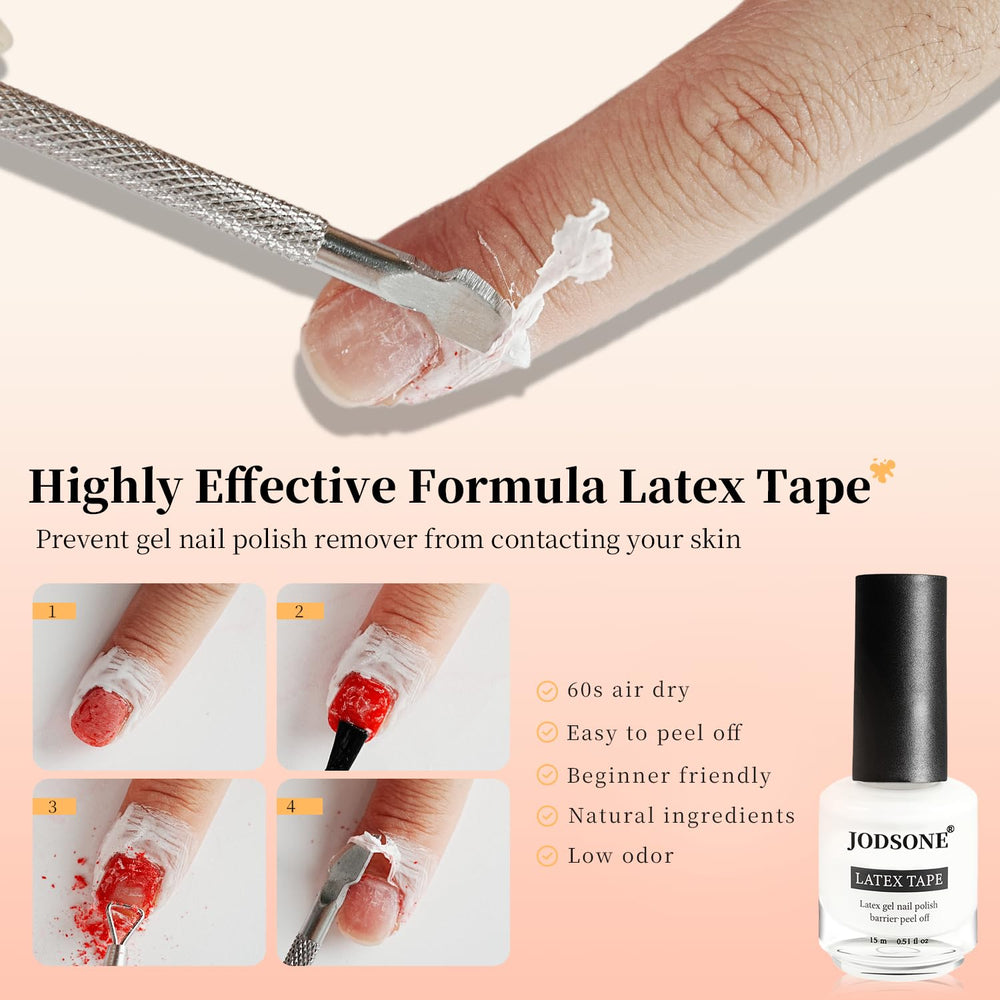 JODSONE sanding strips help smooth nails after removal