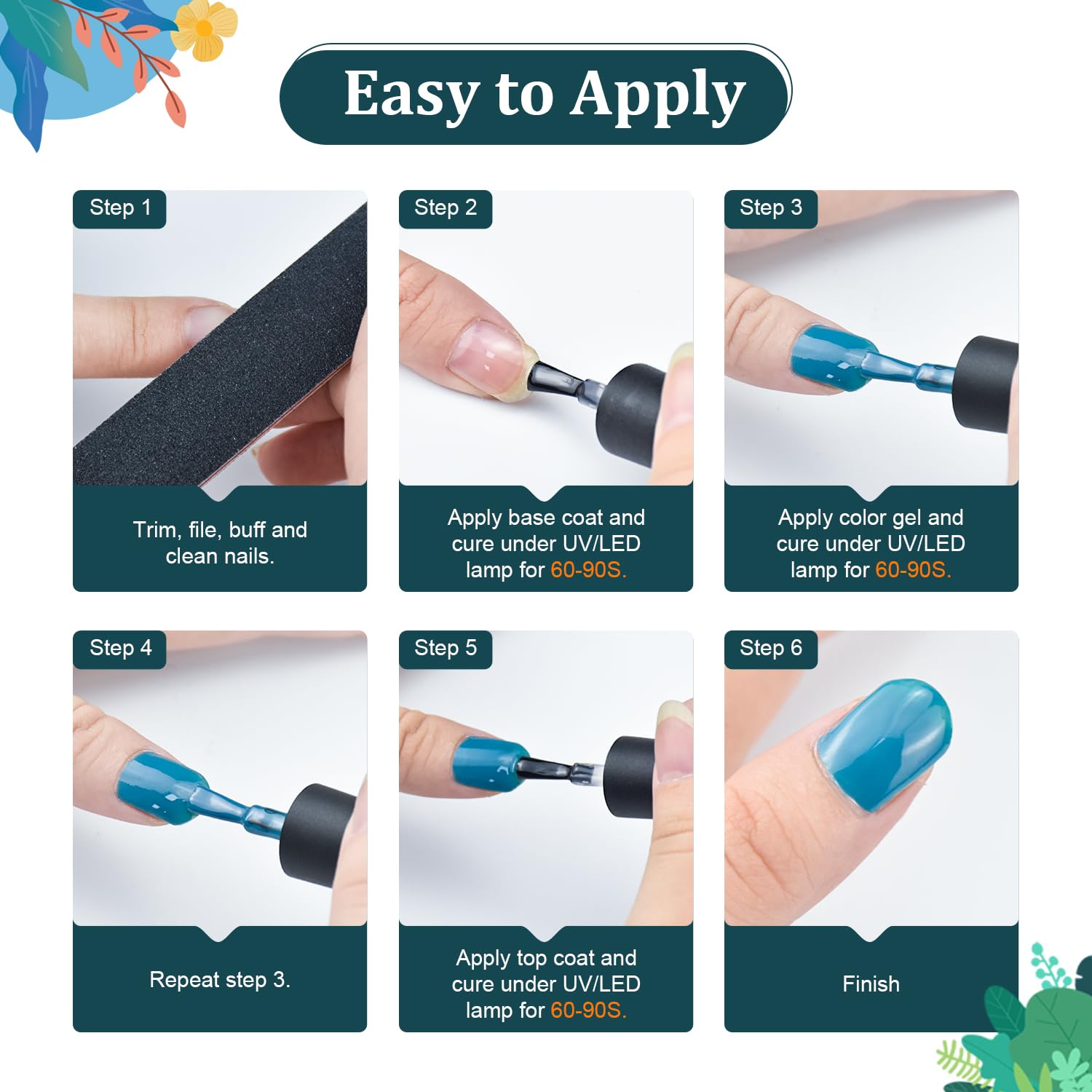 JODSONE smart sensor nail lamp auto on/off for easy curing