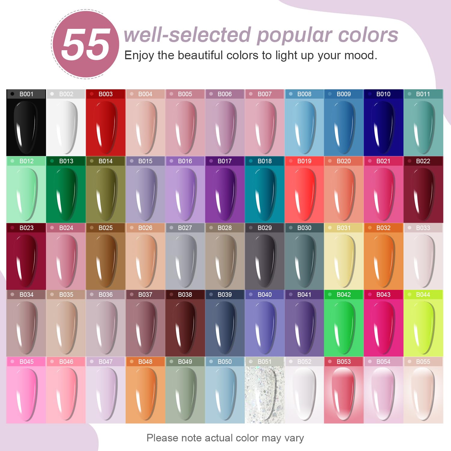 JODSONE top coat bottle glossy finish adds durable shine.