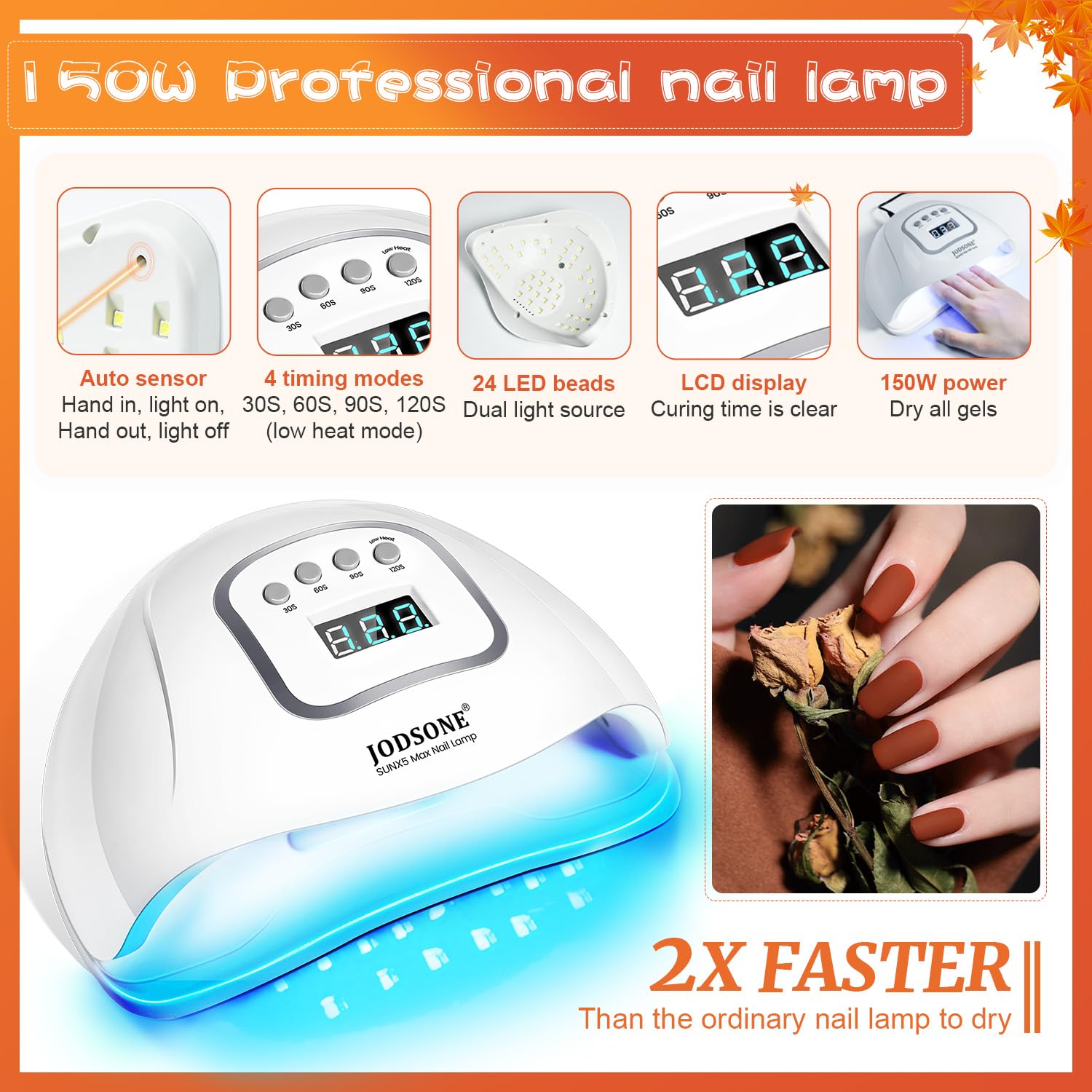 JODSONE glitter top coat bottle highlighting festive shine for glam nails.