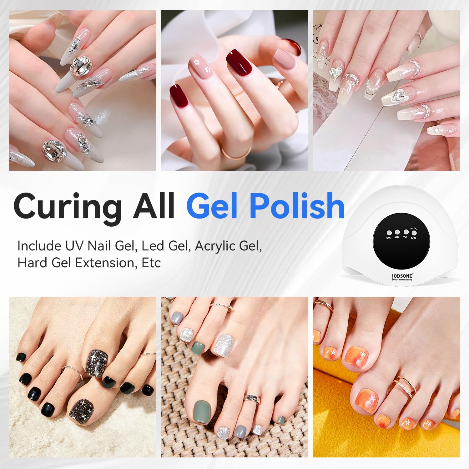 JODSONE U-V LED Nail Lamp ideal for home or salon routines