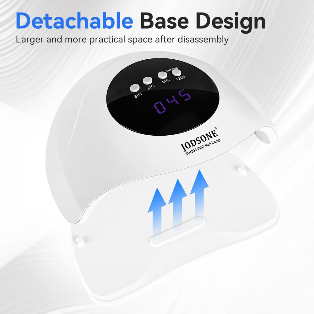 JODSONE U-V LED Nail Lamp portable compact design fits desktop or table-top setups