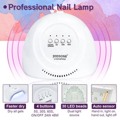 JODSONE 25000 rpm nail drill for quick nail surface prep.