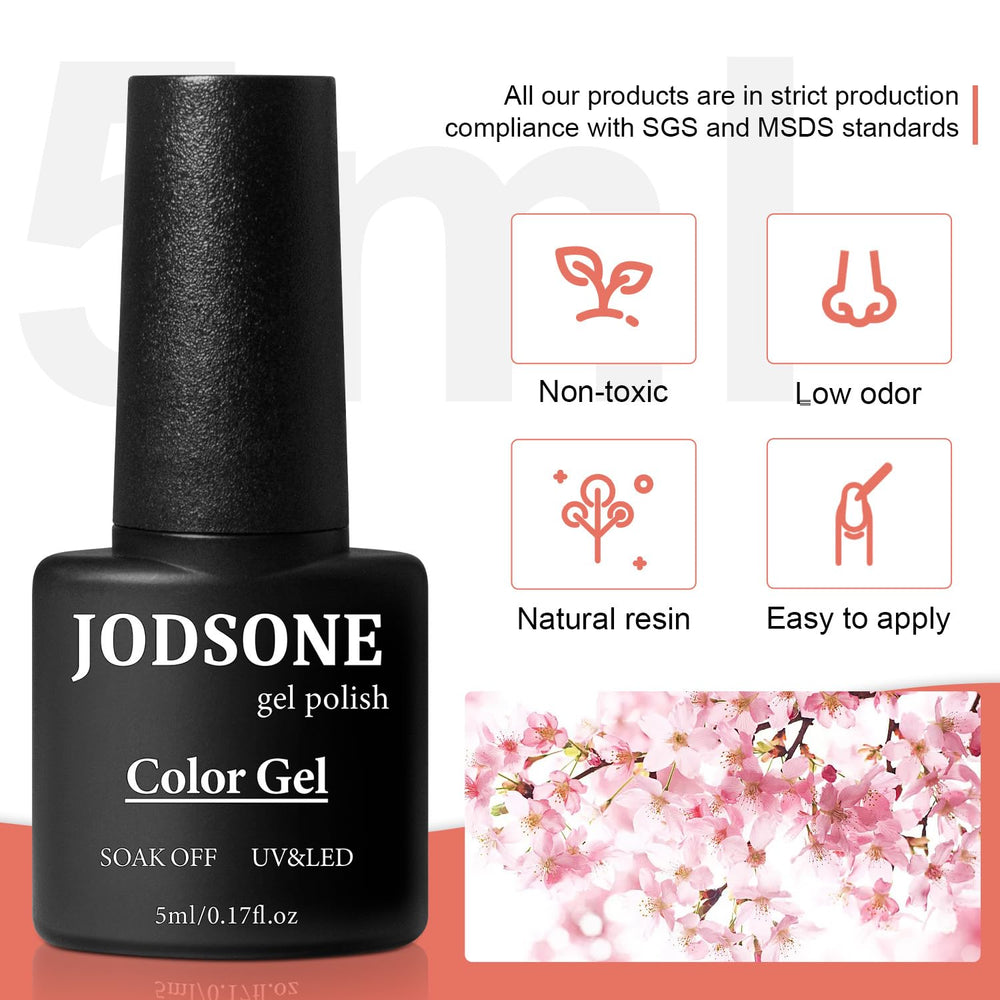 JODSONE base coat provides smooth foundations for durable gel nails.