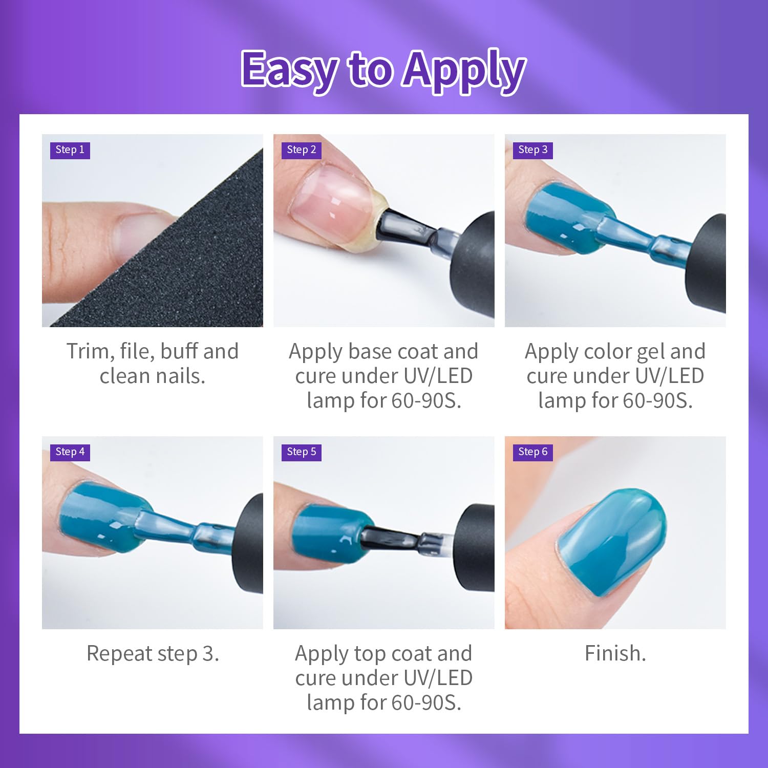 JODSONE beginner-friendly instruction manual for confident at-home nails.