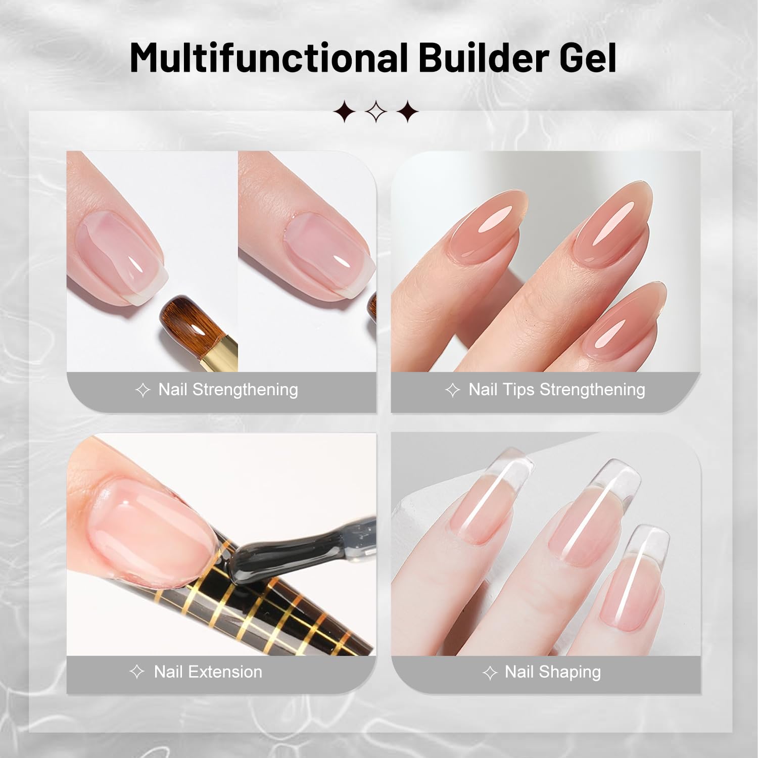JODSONE Builder Gel application brush for smooth sculpting