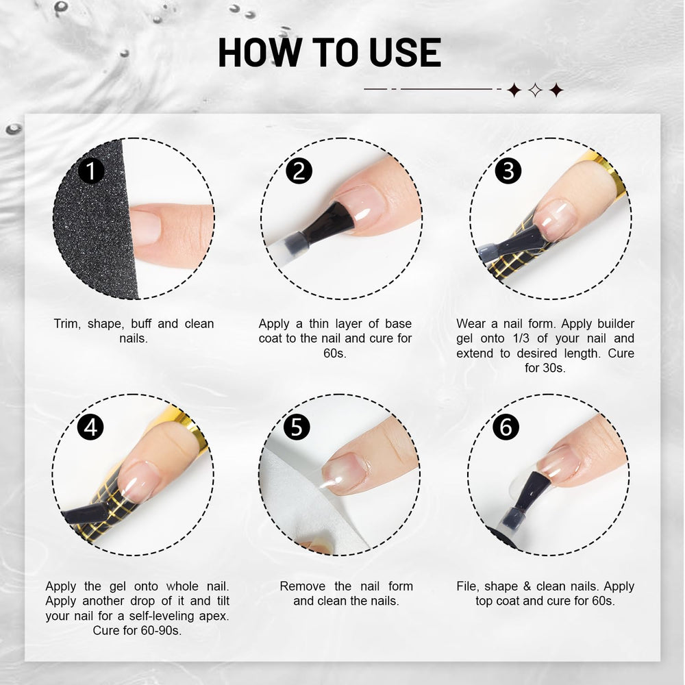 JODSONE Builder Gel self-leveling formula for easy overlays