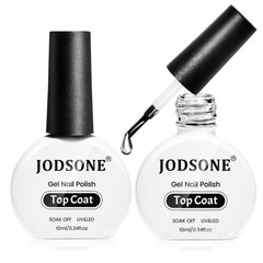 JODSONE gel capa superior 10 ml sin limpieza, resultado duradero para uñas.