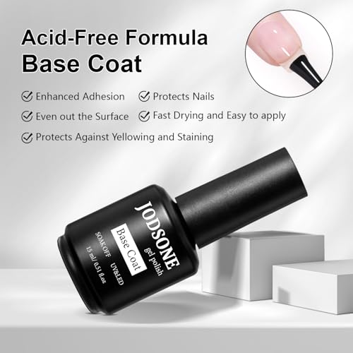 JODSTONE Gel de construcción en botella de 15 ml para uñas más fuertes.
