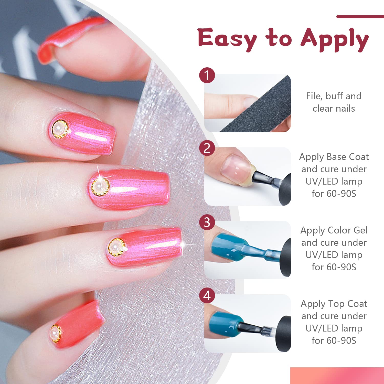 JODSONE gel polish uses natural resins and minerals as a healthier style option