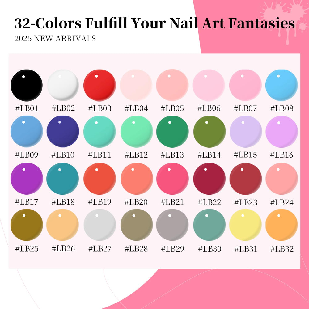 JODSONE nail art gel liner brush close-up highlights built-in fine brush for detailed designs.