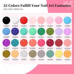 JODSONE nail art gel liner brush close-up highlights built-in fine brush for detailed designs.