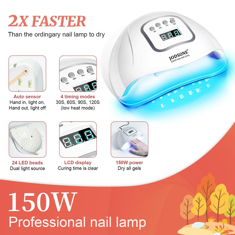 JODSONE nail art tools enable creative designs at home.