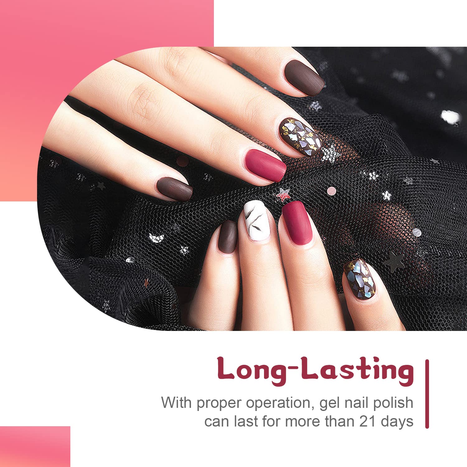 JODSONE nail stickers add French tips and gold accents for quick elegance