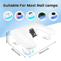 JODSONE anti-slip base provides stable support on busy manicure stations