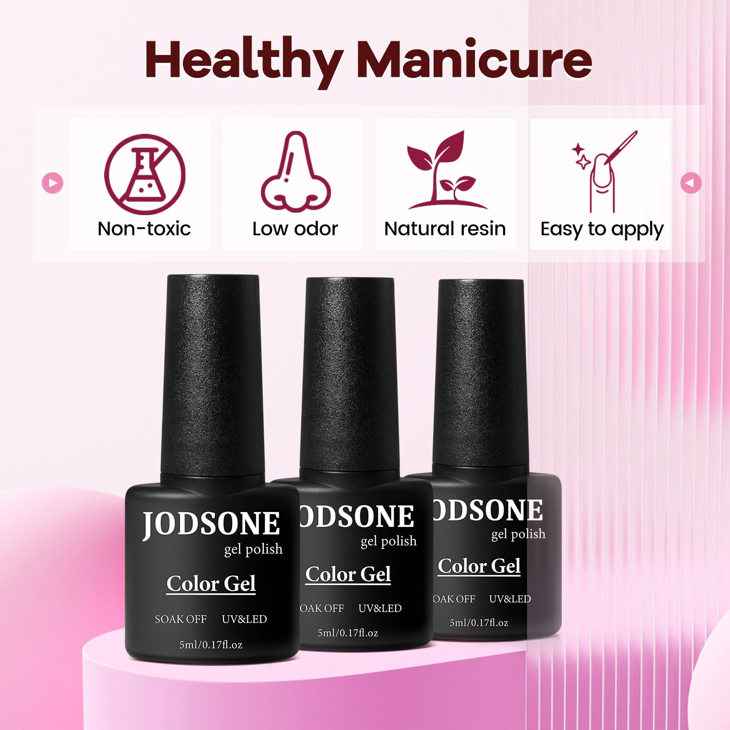 JODSONE smart nail lamp with three cure modes speeds up manicures