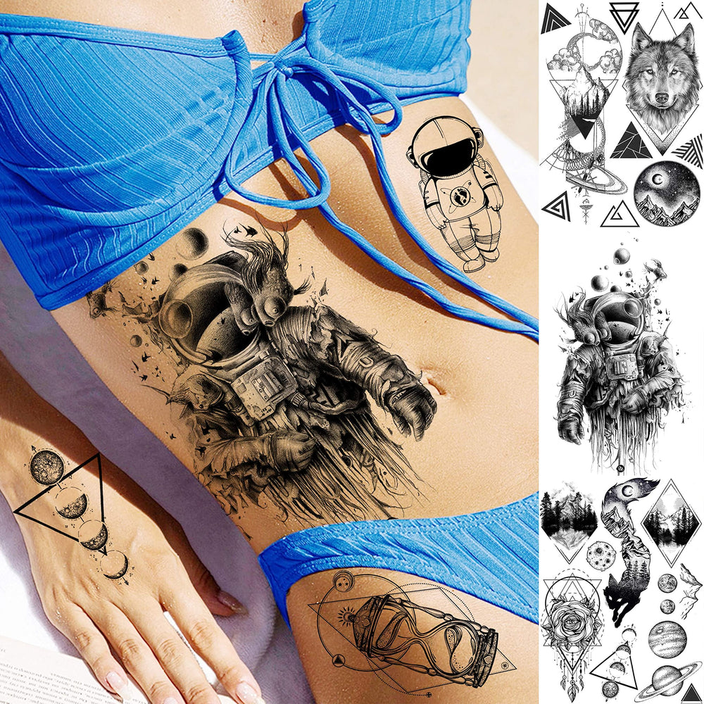 JOEHAPY waterproof temporary tattoos stay visible during water activities and showers.
