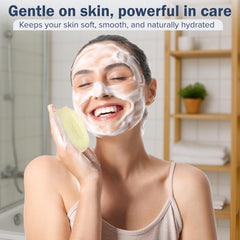 JOESOEF SULFUR SOAP massage scene illustrating gentle cleansing for oily skin