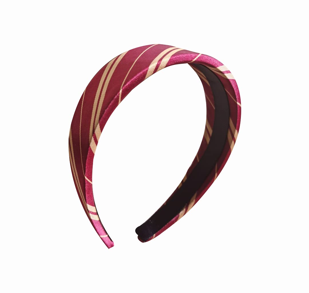 JOEYTECH stripe headband front view for versatile costume styling and everyday wear.