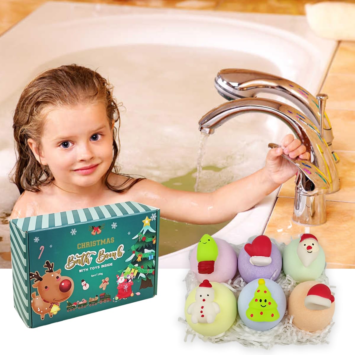 Jofan eco-friendly, kid-safe bath bombs for children three and up