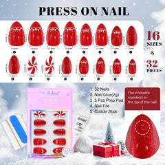 Jofay Fashion high-gloss-nails highlight durable reusable tips for quick wear.