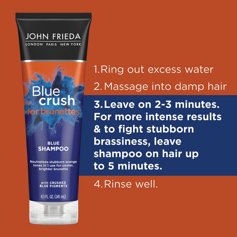 Blue Crush Shampoo color swatch showcasing cooler brunette options