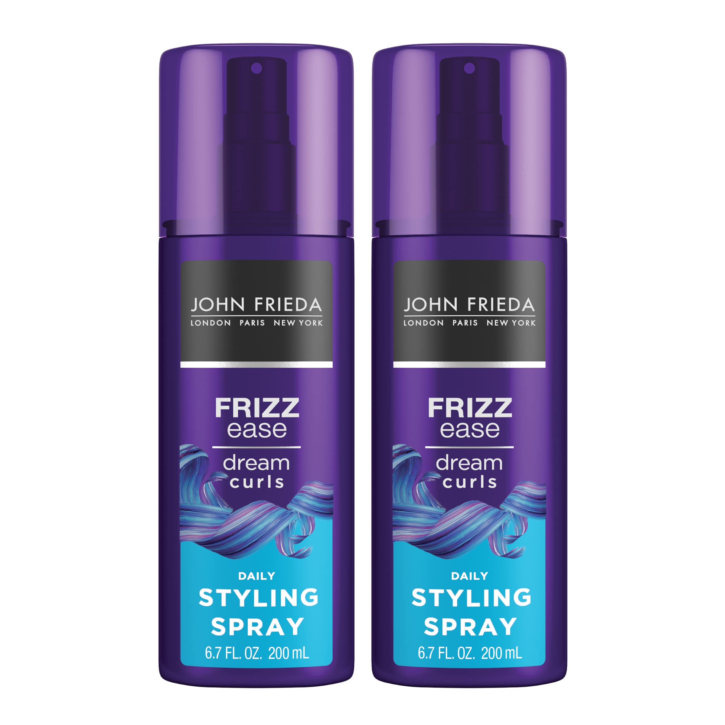 John Frieda Dream Curls daily-styling-spray bottle delivering lightweight definition