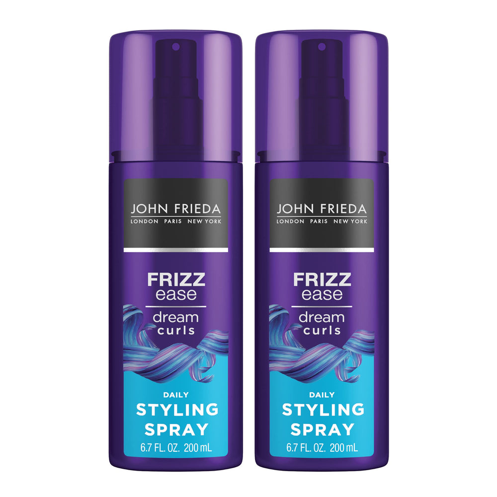 John Frieda Dream Curls daily-styling-spray bottle delivering lightweight definition