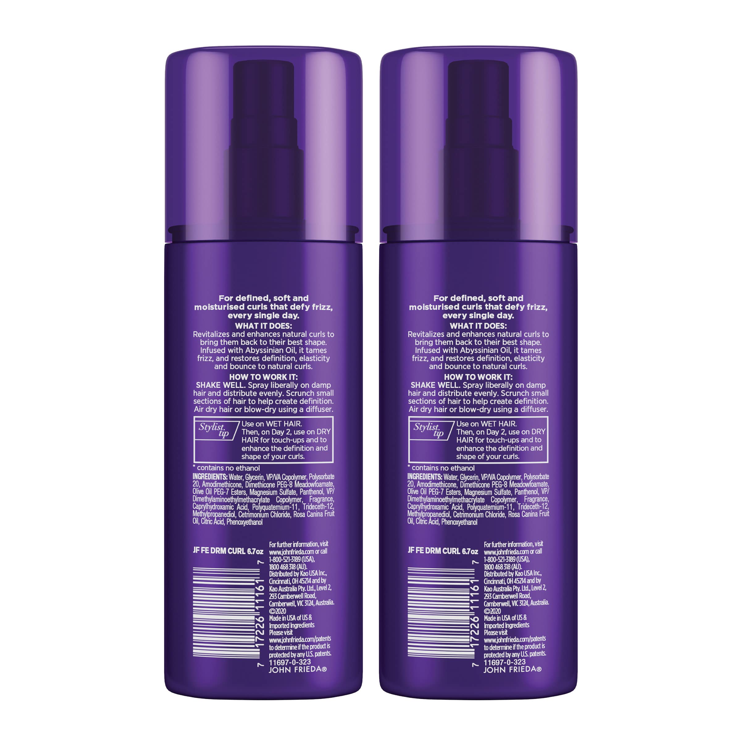 Magnesium-enriched Dream Curls formula highlights curl pattern restoration potential