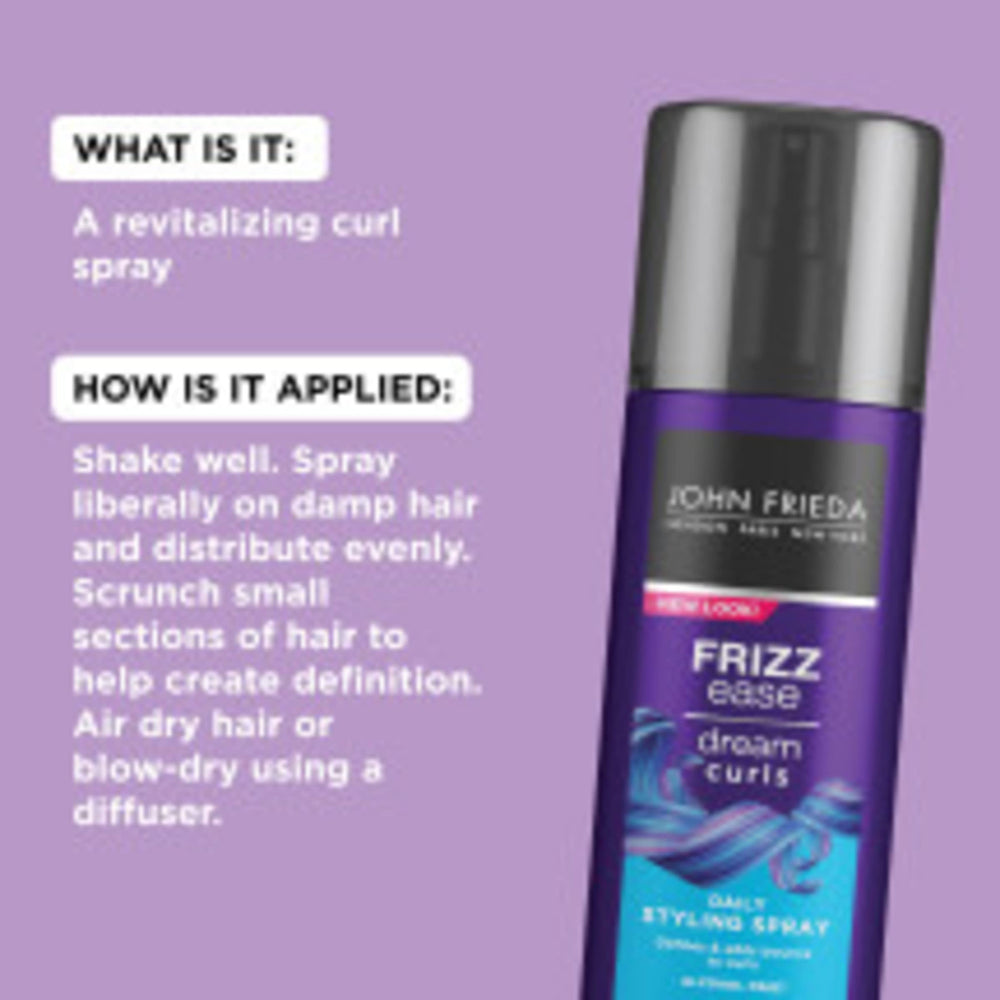 Pack-2 display of John Frieda Dream Curls shows value for curls care