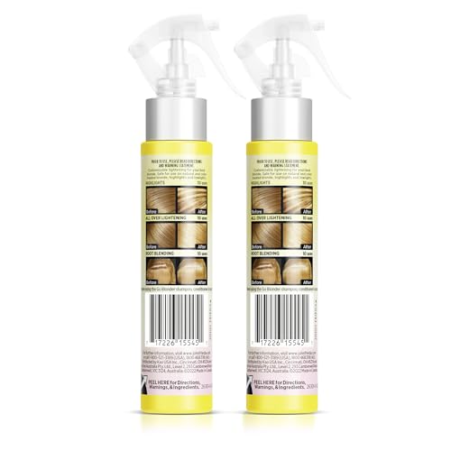 Citrus botanical blend logo close-up reinforces refreshing, salon-inspired formula