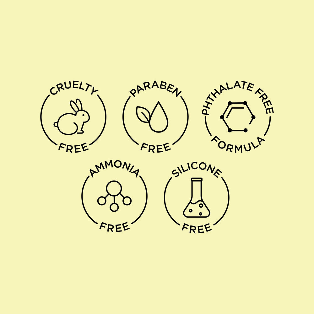 Packaging image highlights paraben-free and cruelty-free credentials