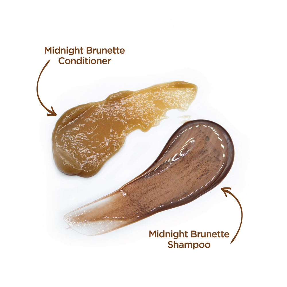 John Frieda Midnight Brunette close-up shows depth for all brunettes.