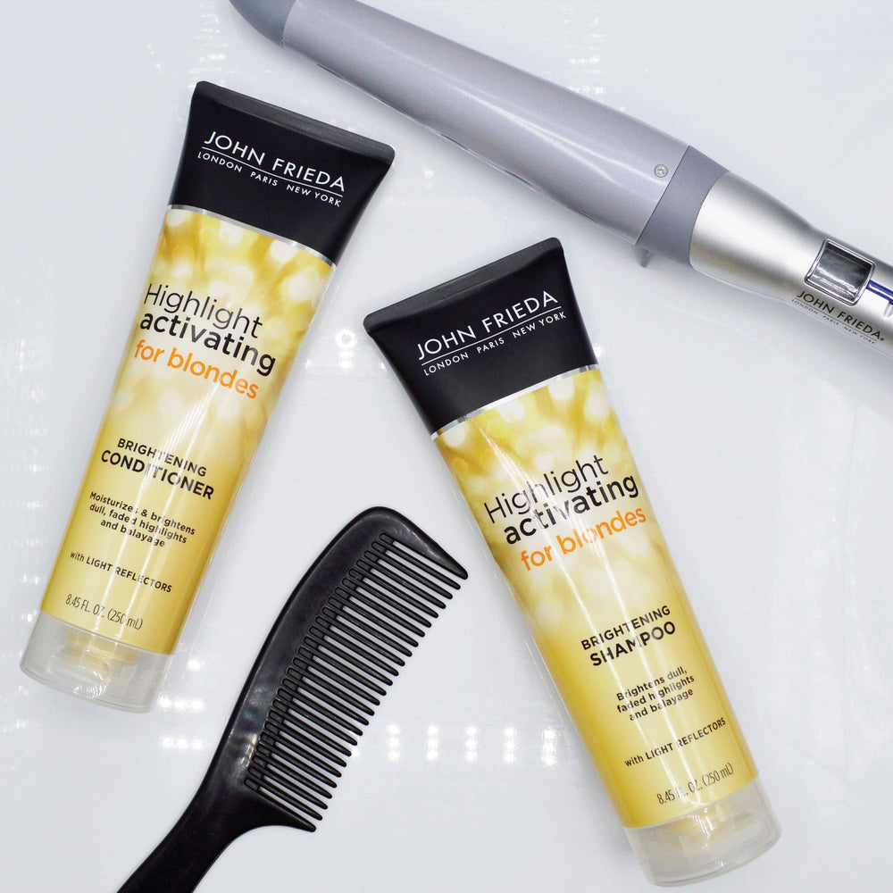 John Frieda avocado-oil conditioner close-up emphasizing moisture