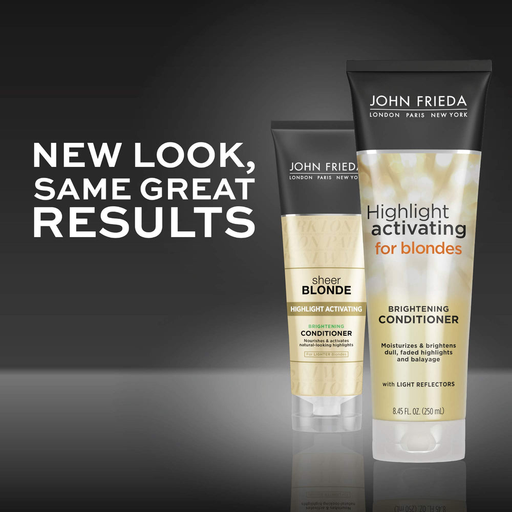 John Frieda highlight-activating conditioner pack-of-2 on display box