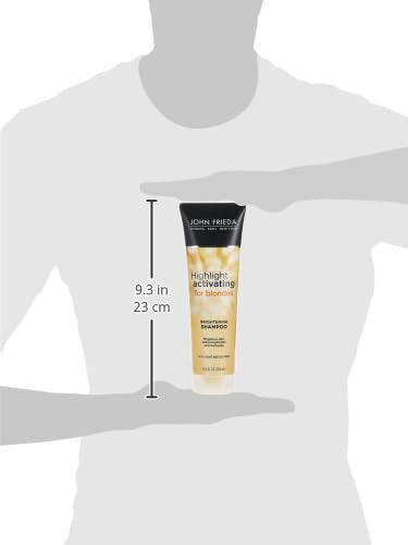 John Frieda Sheer Blonde Highlight Activating Shampoo hair-glow closeup highlights multi-dimensional blonde shine
