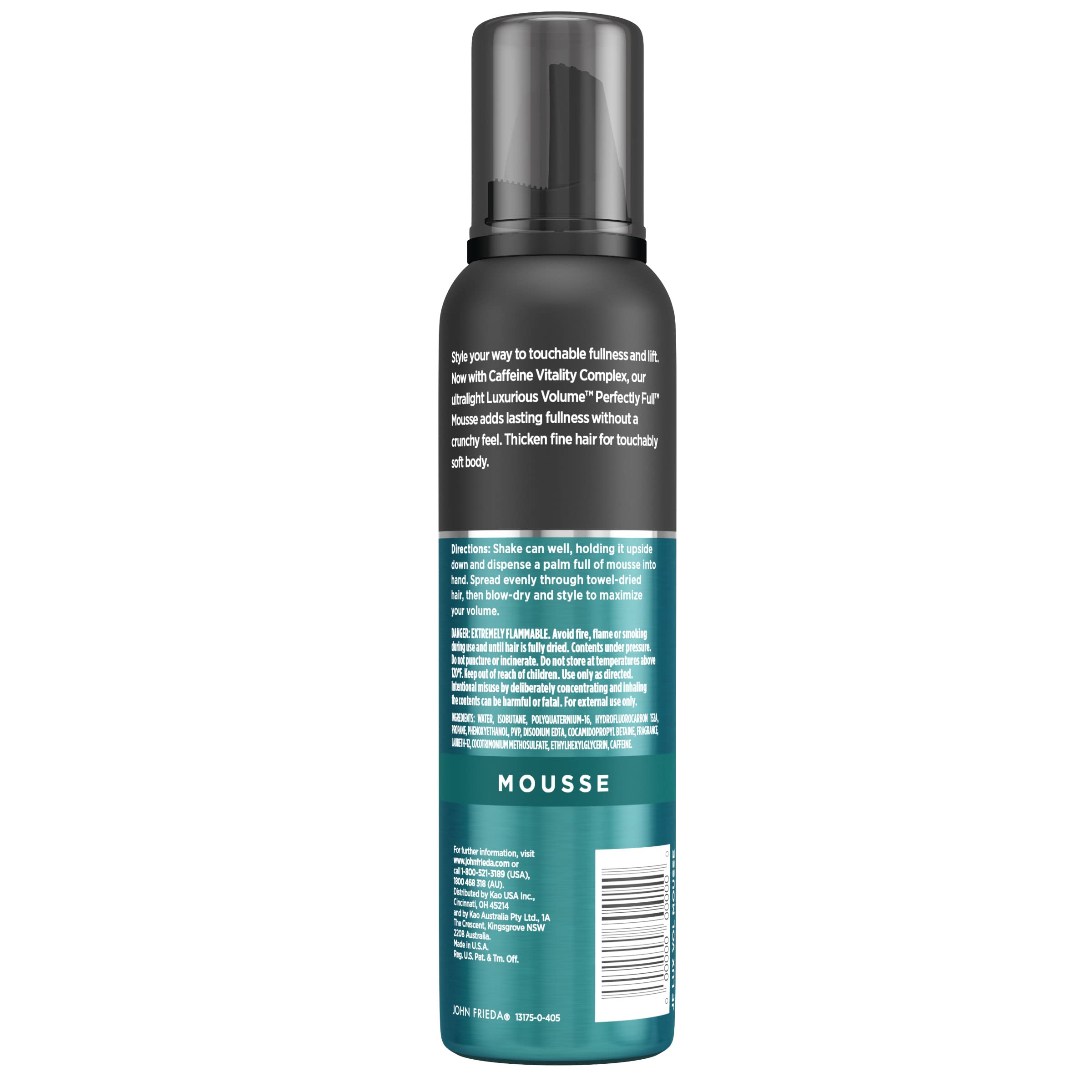 John Frieda Volume Lift on fine hair showing enhanced fullness and bounce.