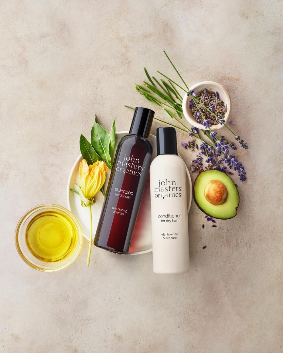John Masters Organics Deep Moisturizing Conditioner avocado oil cream provides hydration and shine