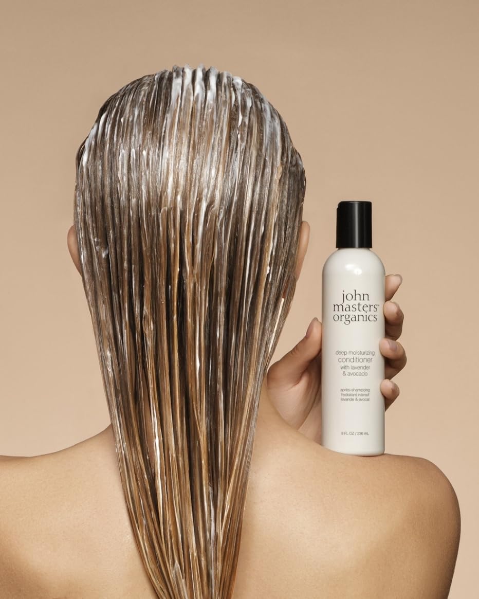 John Masters Organics Deep Moisturizing Conditioner white tea detox refreshes strands