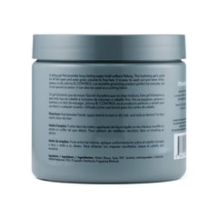 Johnny B. Control gel texture close-up highlights versatile styling options.