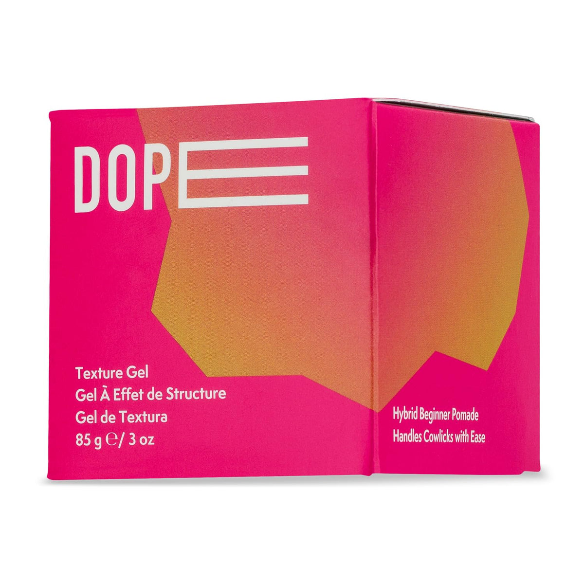 Johnny B Dope Texture Gel bottle front for versatile hold.