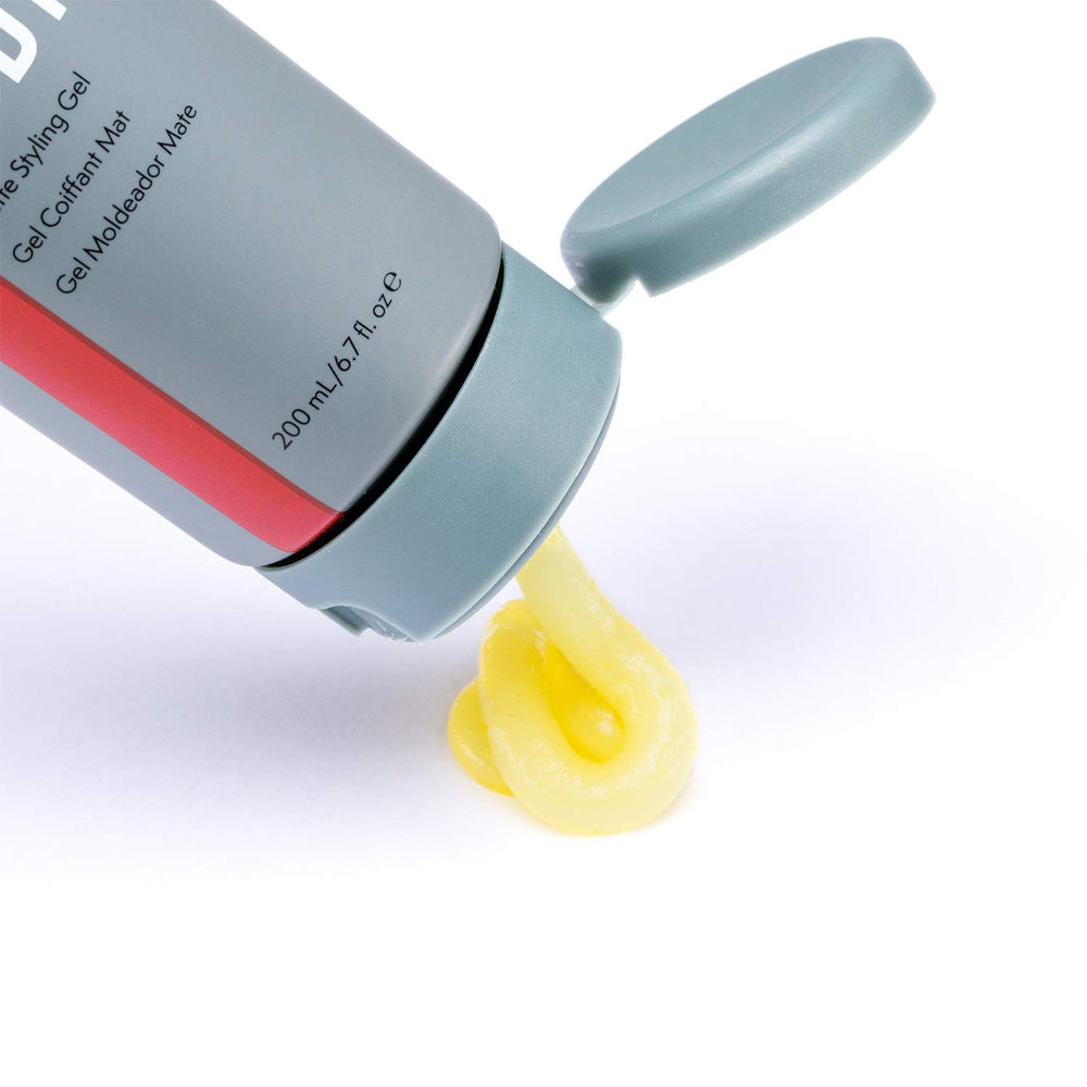 Palm shows JOHNNY B. Fuddy Strong gel's thick texture and richness.