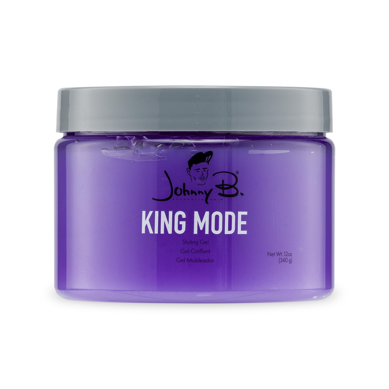 Johnny B. King Mode bottle — strong hold for defined, no-flake styles.