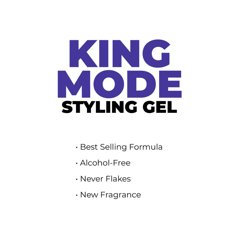 Johnny B King Mode fragrance note adds fresh scent during styling.