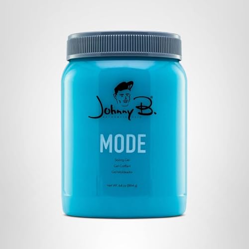Johnny B Mode gel bottle in studio setup ready for quick styling.