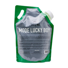 Johnny B. Mode Lucky Boy gel shifts from green to clear when rubbed.