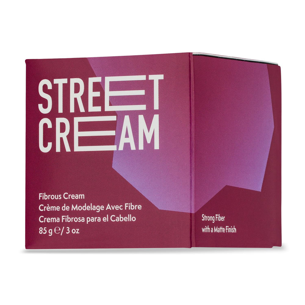 JOHNNY B. Street Cream jar close-up showing matte finish potential for textured styles.