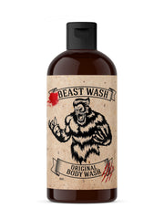 Johnny Slicks Body Wash with activated charcoal pour—deep cleansing for pores.